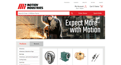 Desktop Screenshot of motionindustries.com